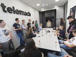 Najaktivniji učesnici Job Lab radionica iz Goražda, Bugojna, Kaknja, Doboja i Jablanice posjetili direkciju Telemacha BH