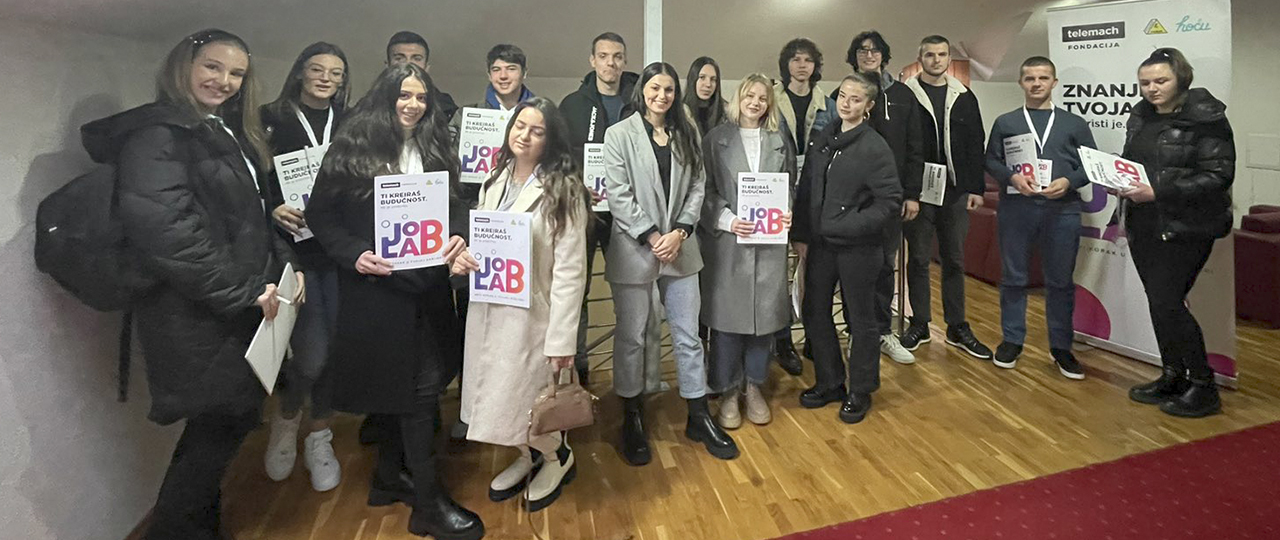 Srednjoškolci Livna usavršili svoja znanja i vještine uz Job Lab radionicu Telemach fondacije